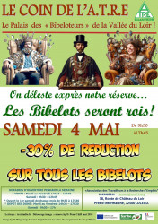 Foire aux bibelots ! Le bibelot est roi ! Les bibelots seront rois !